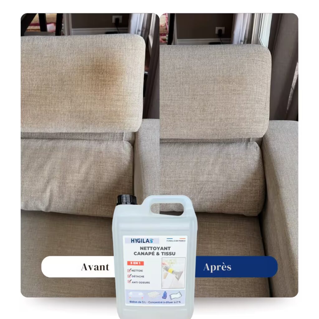 Comment nettoyer un canapé en tissu